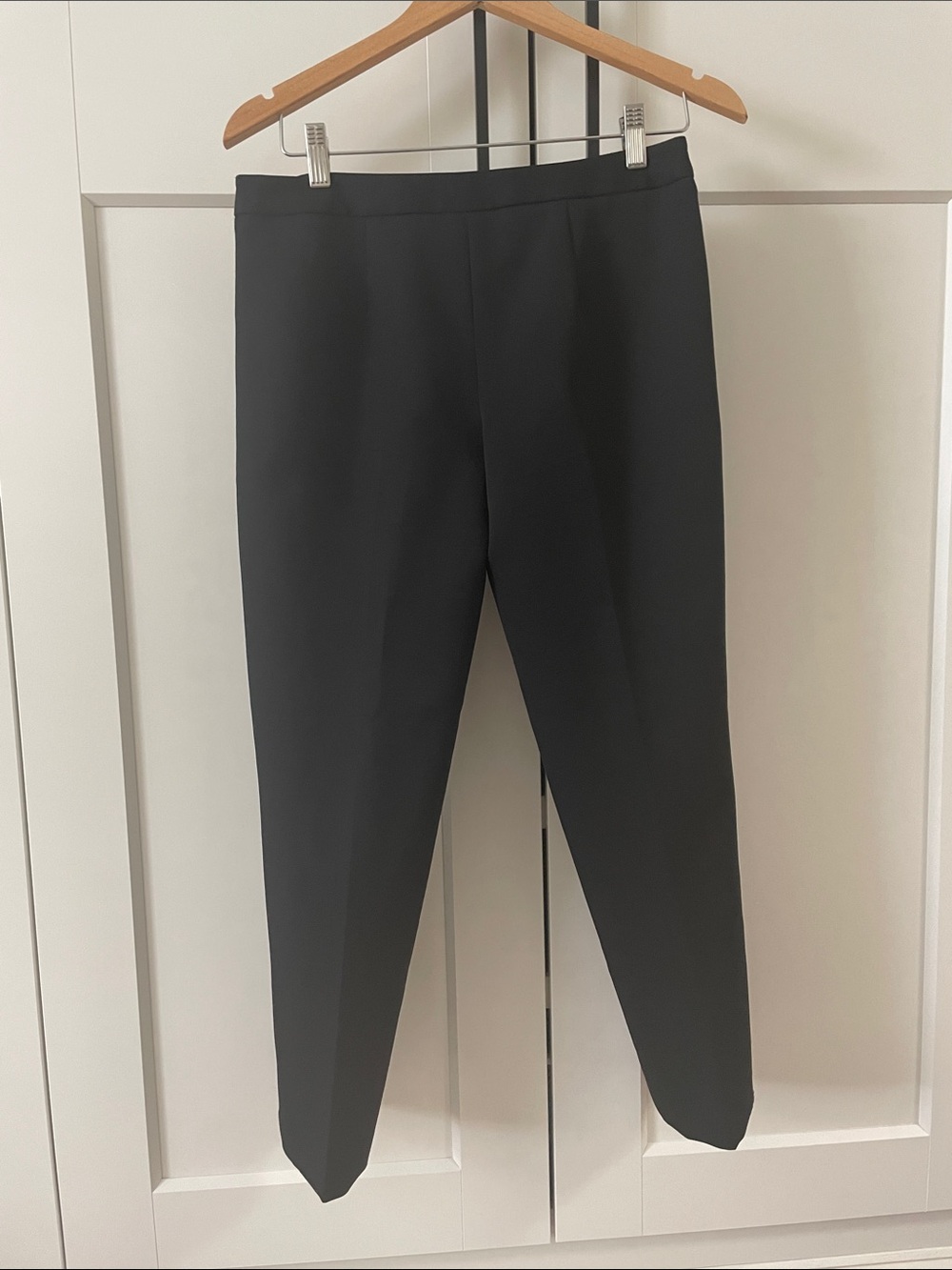 Milly Black Ankle Cropped Slim Pants - Picture 5 of 5